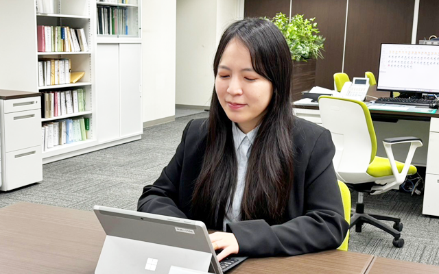 タブレットを使って資料作成